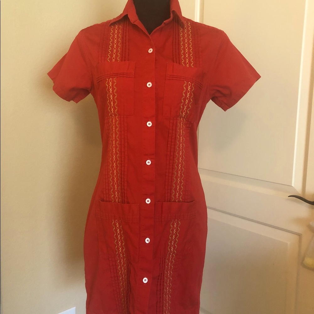 Dos Carolinas Guayabera dress